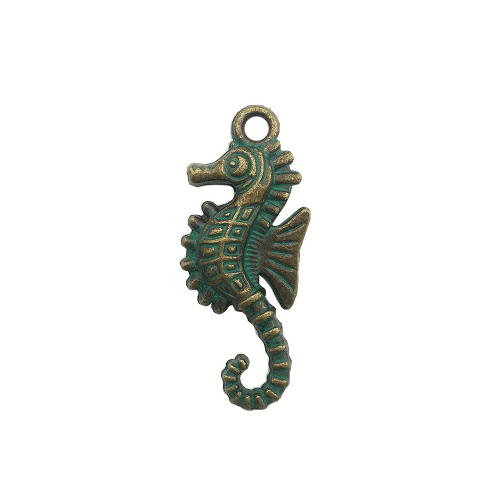Retro Tibetan Silver Antique Brass Alloy DIY Accessories Marine Turtle Shell Necklace Bracelet Jewelry - Bests Sale