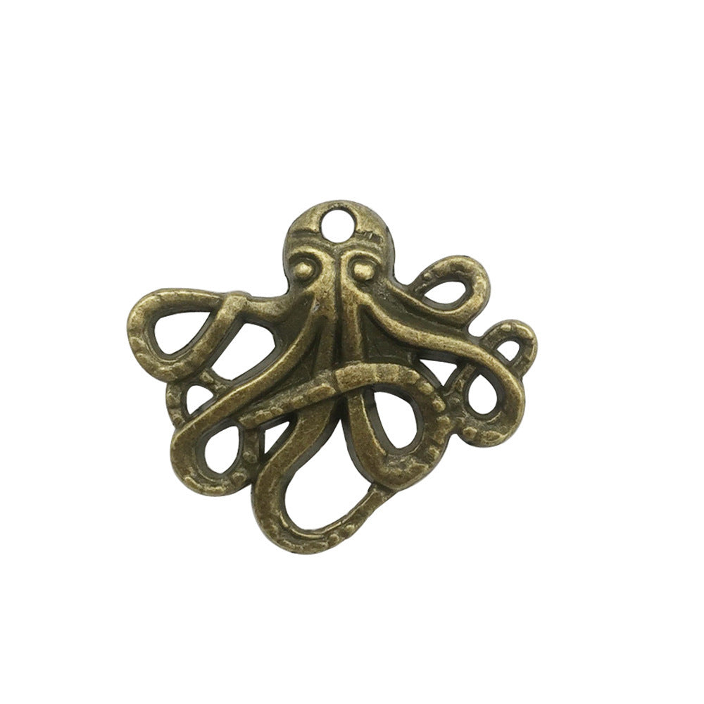 Retro Tibetan Silver Antique Brass Alloy DIY Accessories Marine Turtle Shell Necklace Bracelet Jewelry - Bests Sale