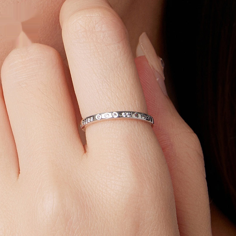 Moss Password I Love You Ring Silver - Bests Sale