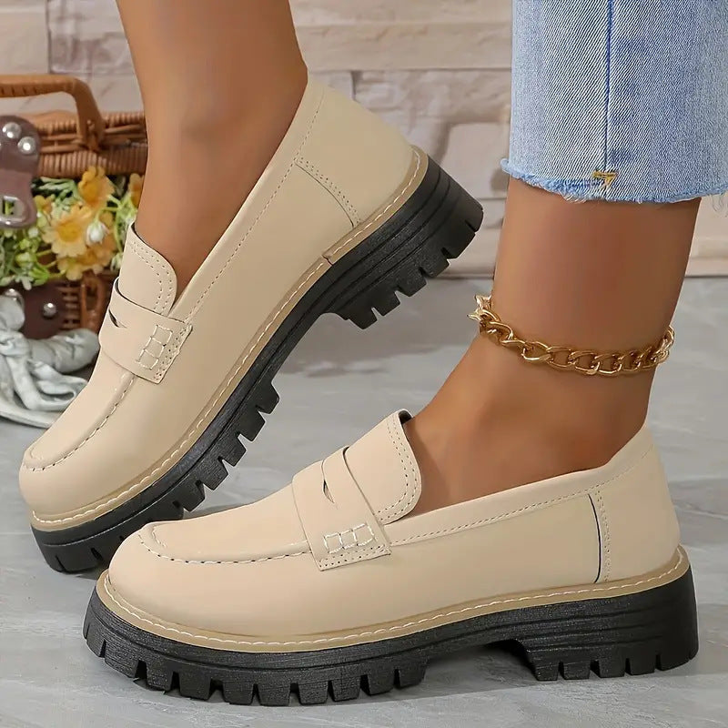 Fashion Casual Matte British Style Women's Shoes - Bests Sale