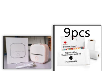 Portable Mini Thermal Label Printer Home Photo Printer Student Wrong Question Printer Bluetooth-compatible Mini Label Printer Price Tag Coffee Jasper