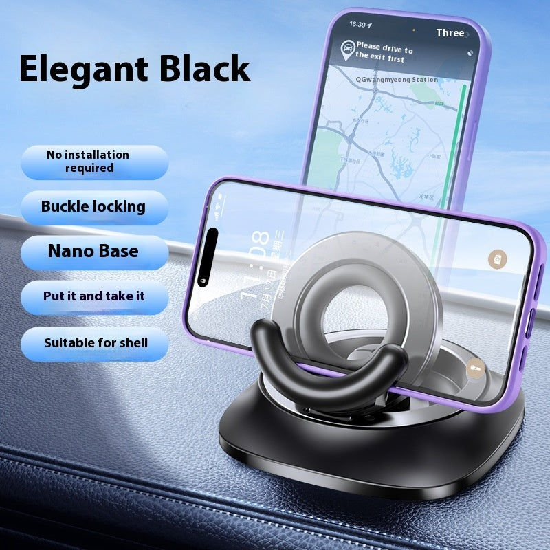 Magnetic Phone Holder With Vacuum Suction Foldable Adjustable Car Mount Magnetic Bracket Suction Nonslip For Busy Commuters Coffee Jasper