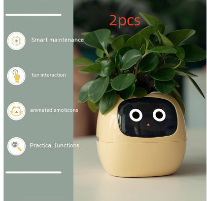 Smart Planter Endless Fun Over 49 Rich Expressions 7 Smart Sensors And AI Chips Make Raising Plants Easy And Fun Coffee Jasper