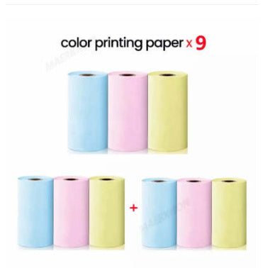 Portable Mini Thermal Label Printer Home Photo Printer Student Wrong Question Printer Bluetooth-compatible Mini Label Printer Price Tag Coffee Jasper
