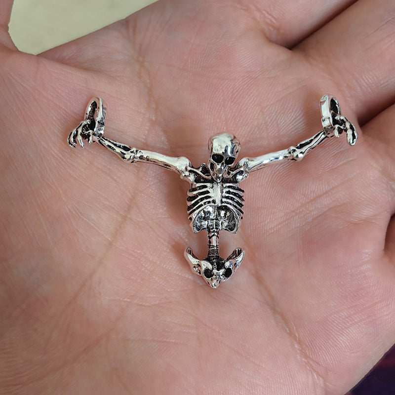 Halloween Skull Necklace Fashion Retro Punk Style Pendant Jewelry - Bests Sale