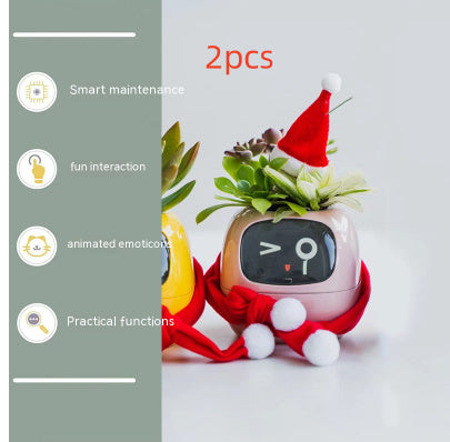 Smart Planter Endless Fun Over 49 Rich Expressions 7 Smart Sensors And AI Chips Make Raising Plants Easy And Fun Coffee Jasper