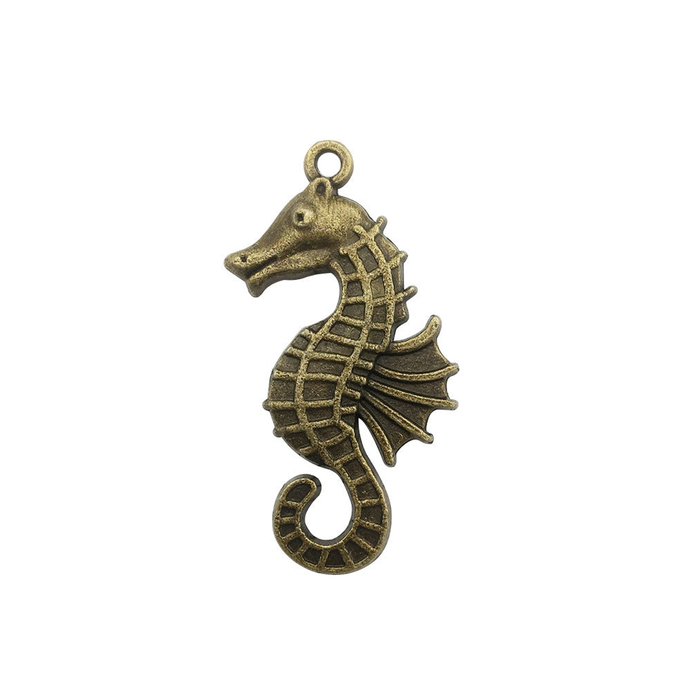 Retro Tibetan Silver Antique Brass Alloy DIY Accessories Marine Turtle Shell Necklace Bracelet Jewelry - Bests Sale
