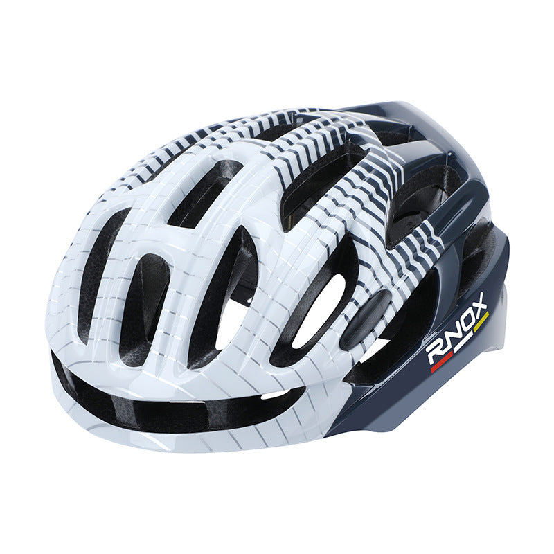 Striped Motorcycle Paint Electric Bike Helmet - Bests Sale