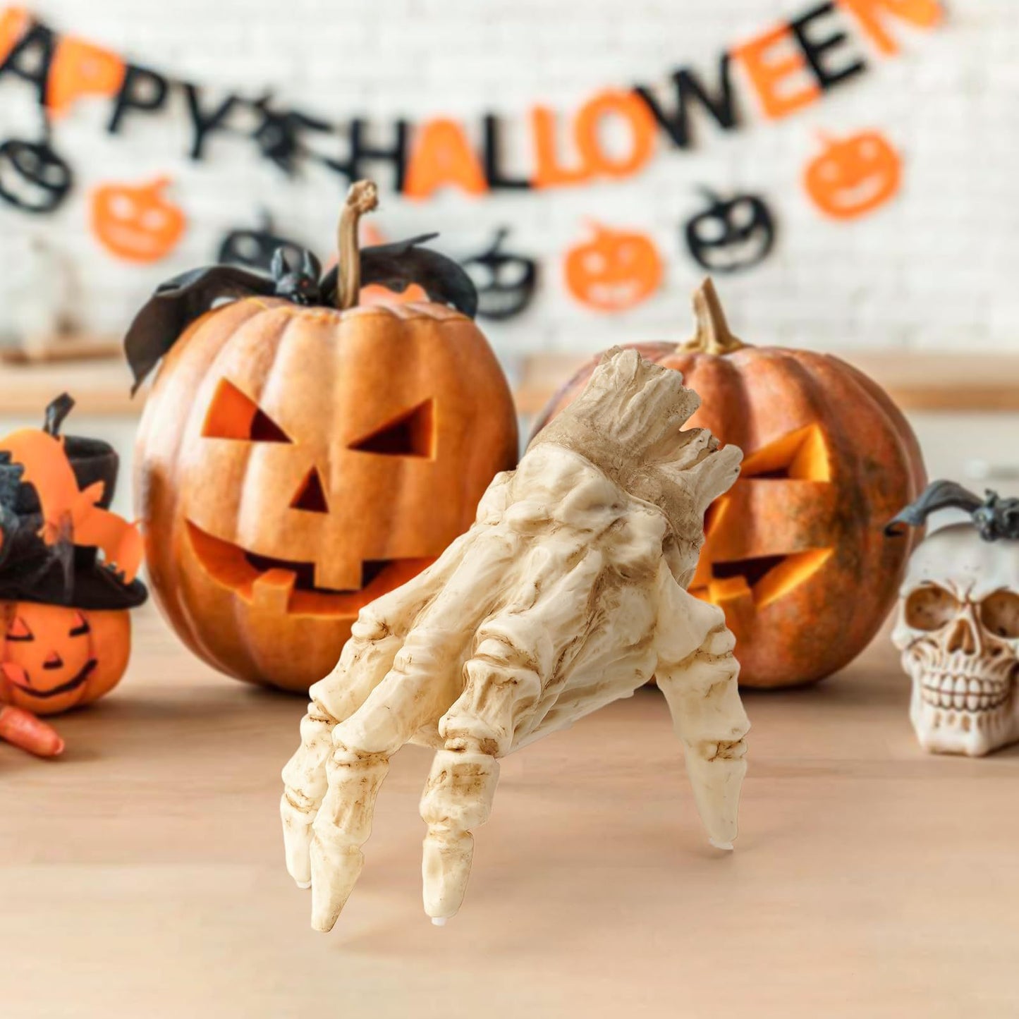 Halloween Electric Luminous Crawling Hand Animated Decoration Induction Luminous Decoration Zombie Hand With Spooky Sound - Bests Sale