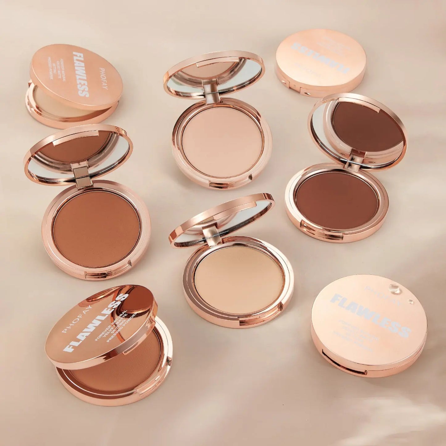PHOFAY Matte Setting Pressed Powder - Bests Sale