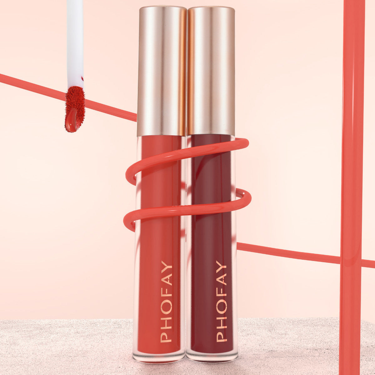 PHOFAY Non-Sticky Lip Gloss - Bests Sale