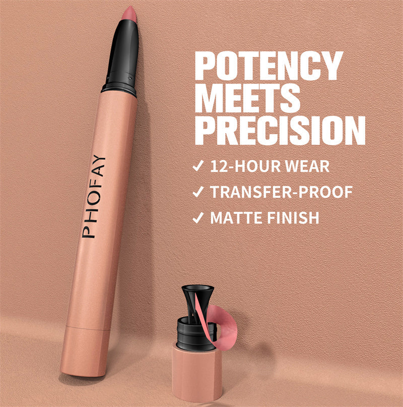 PHOFAY MATTE LIP LINER LIPSTICK PEN - Bests Sale