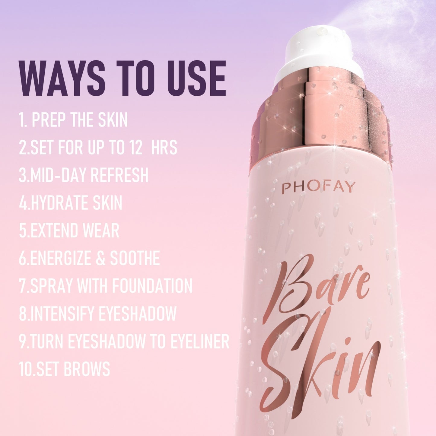 PHOFAY Moisturizing Setting Spray - Bests Sale