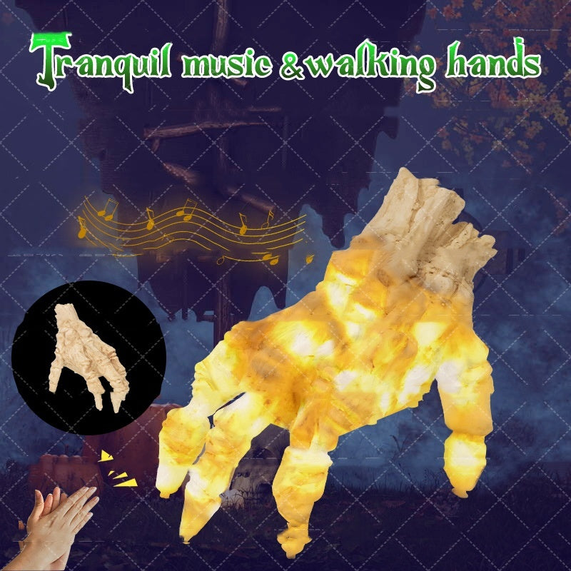 Halloween Electric Luminous Crawling Hand Animated Decoration Induction Luminous Decoration Zombie Hand With Spooky Sound - Bests Sale
