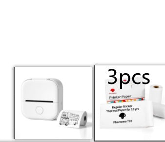 Portable Mini Thermal Label Printer Home Photo Printer Student Wrong Question Printer Bluetooth-compatible Mini Label Printer Price Tag Coffee Jasper