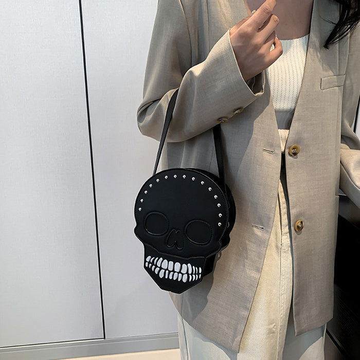Halloween Skull Shoulder Bag Girls Funny Cute Messenger Bag Personality Creative Crossbody Bags For Women Bests Sale