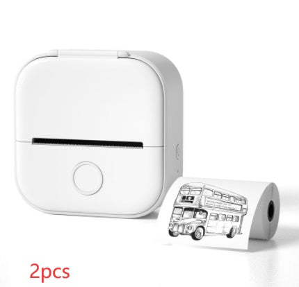 Portable Mini Thermal Label Printer Home Photo Printer Student Wrong Question Printer Bluetooth-compatible Mini Label Printer Price Tag Coffee Jasper