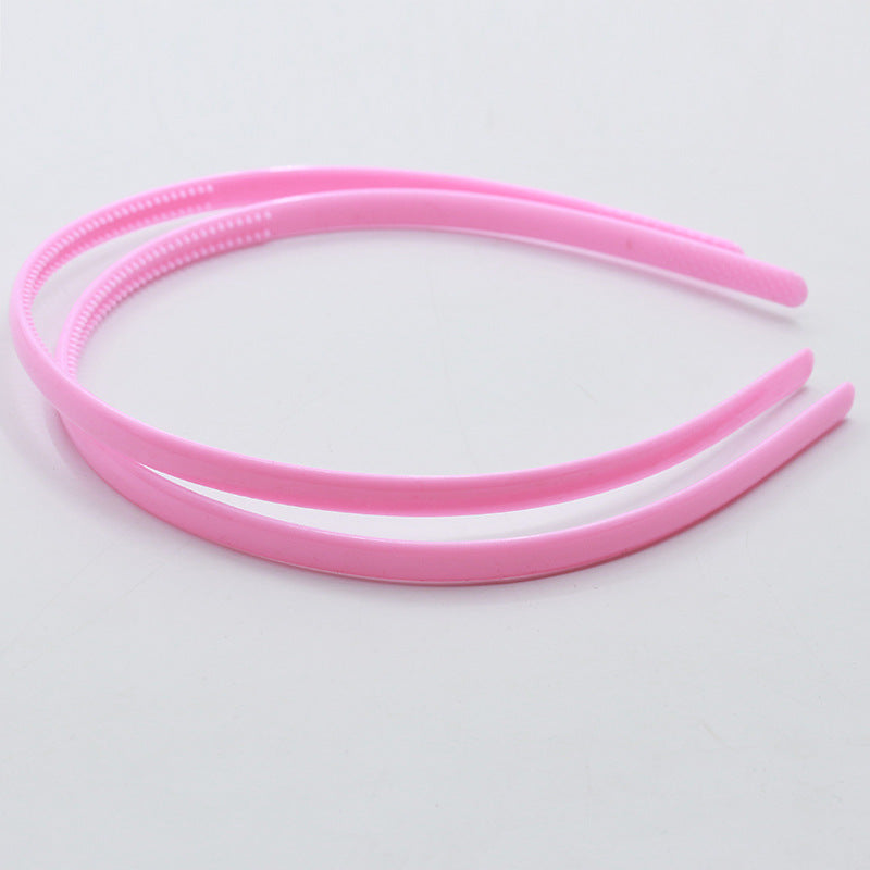Fashion Candy Color Thin Hair Band Plastic Acrylic Hairpin - Bests Sale