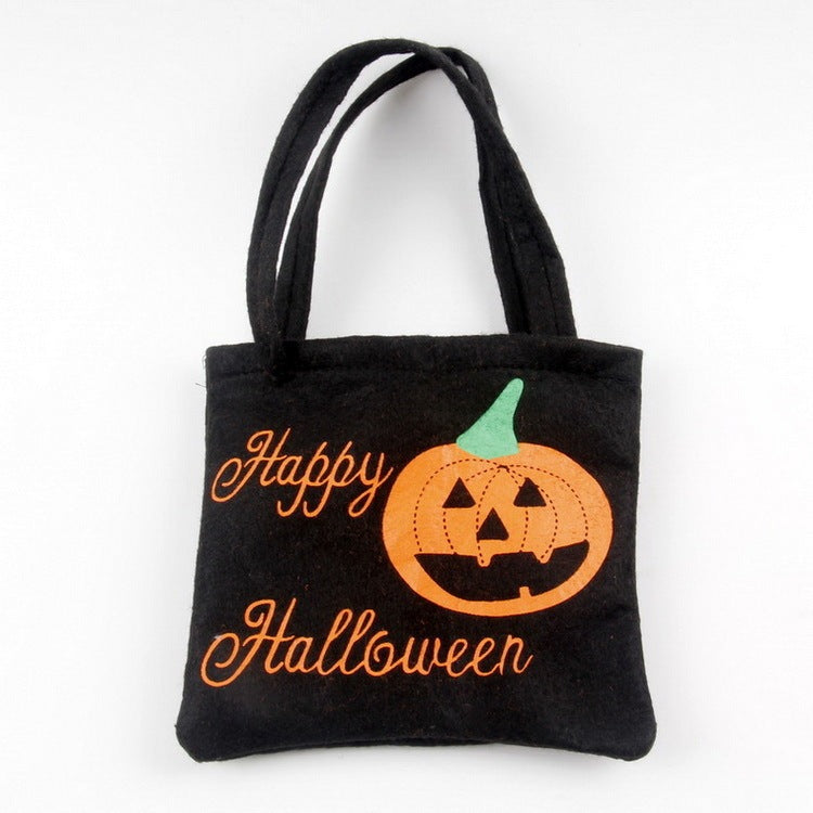 Halloween Spider Pumpkin Print Shoulder Bag Children's Candy Gift Bags Small Handbags Women - Bests Sale