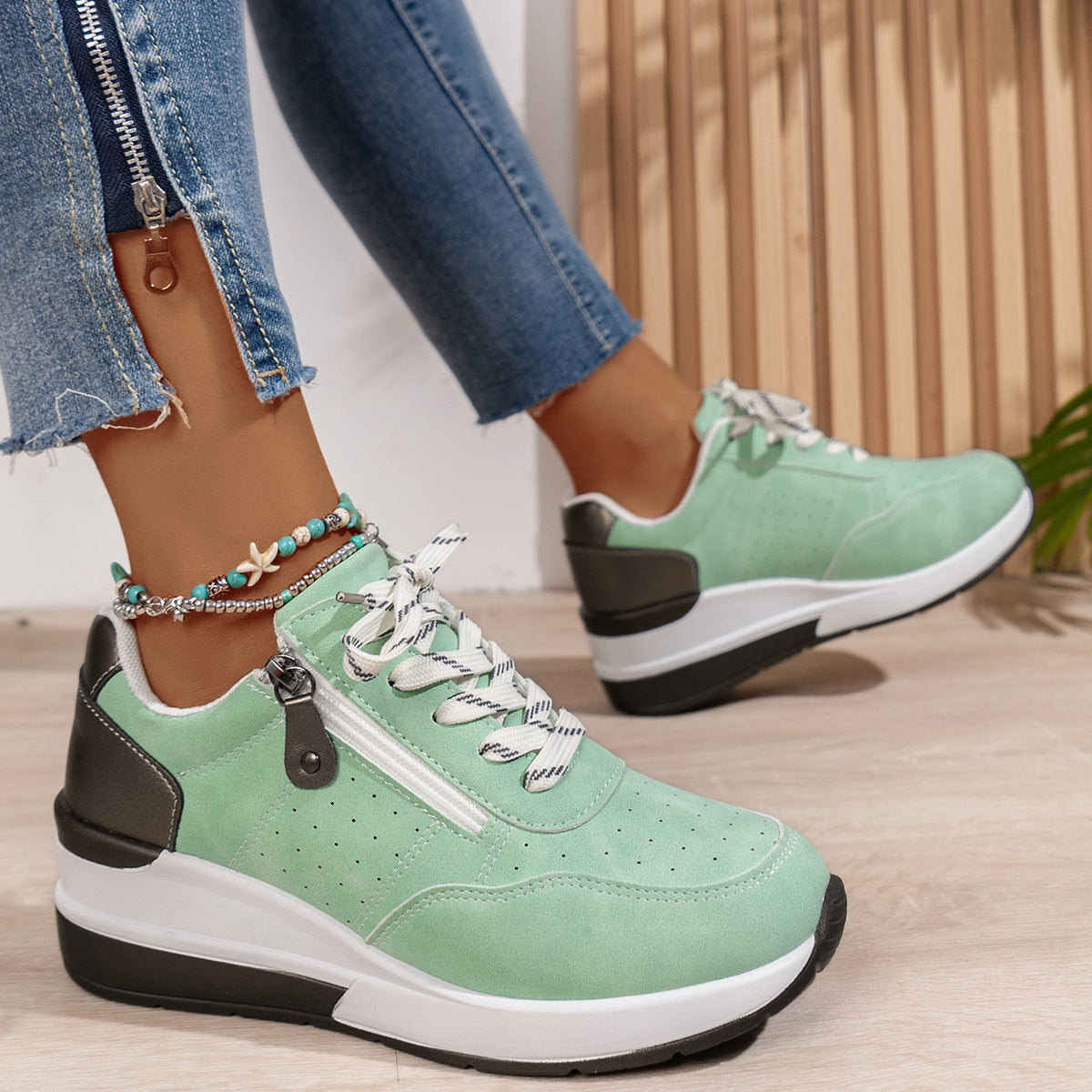 Casual Fashion All-matching Plus Size Sneakers - Bests Sale