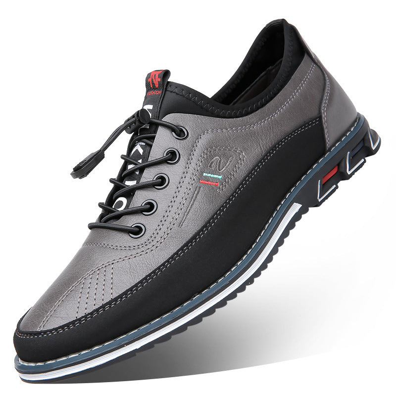 Genuine Leather Sports Comfortable And Non-slip Waterproof Leather Shoes Men's - Bests Sale