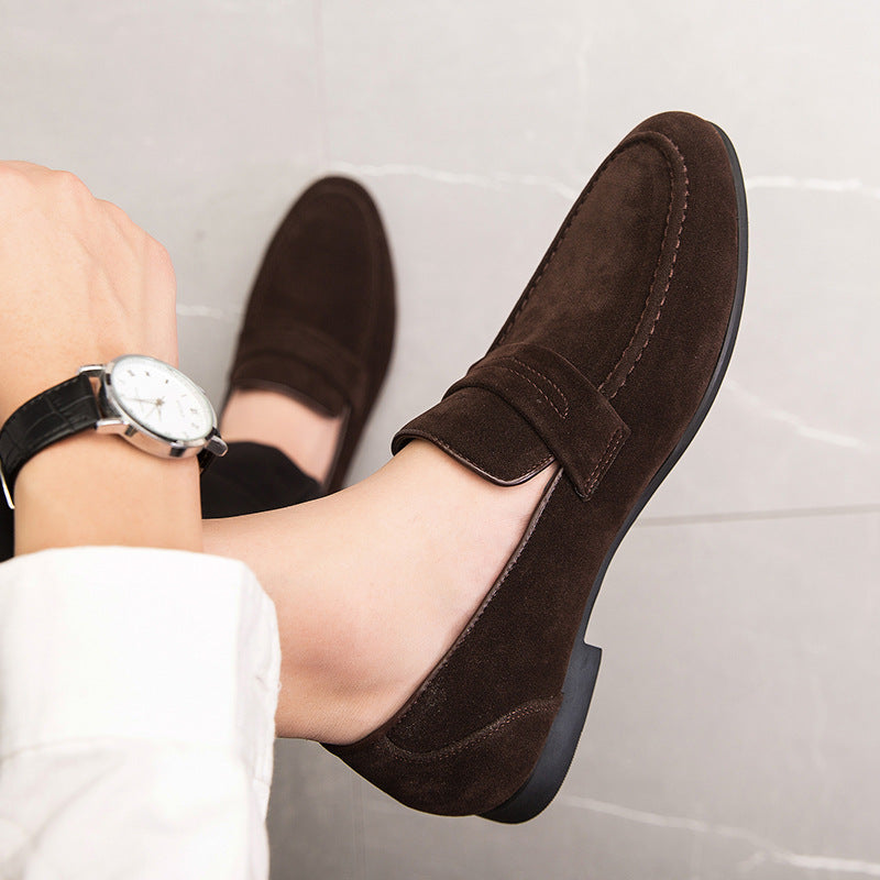 Slip-on Casual Shoes Men's Versatile British - Bests Sale