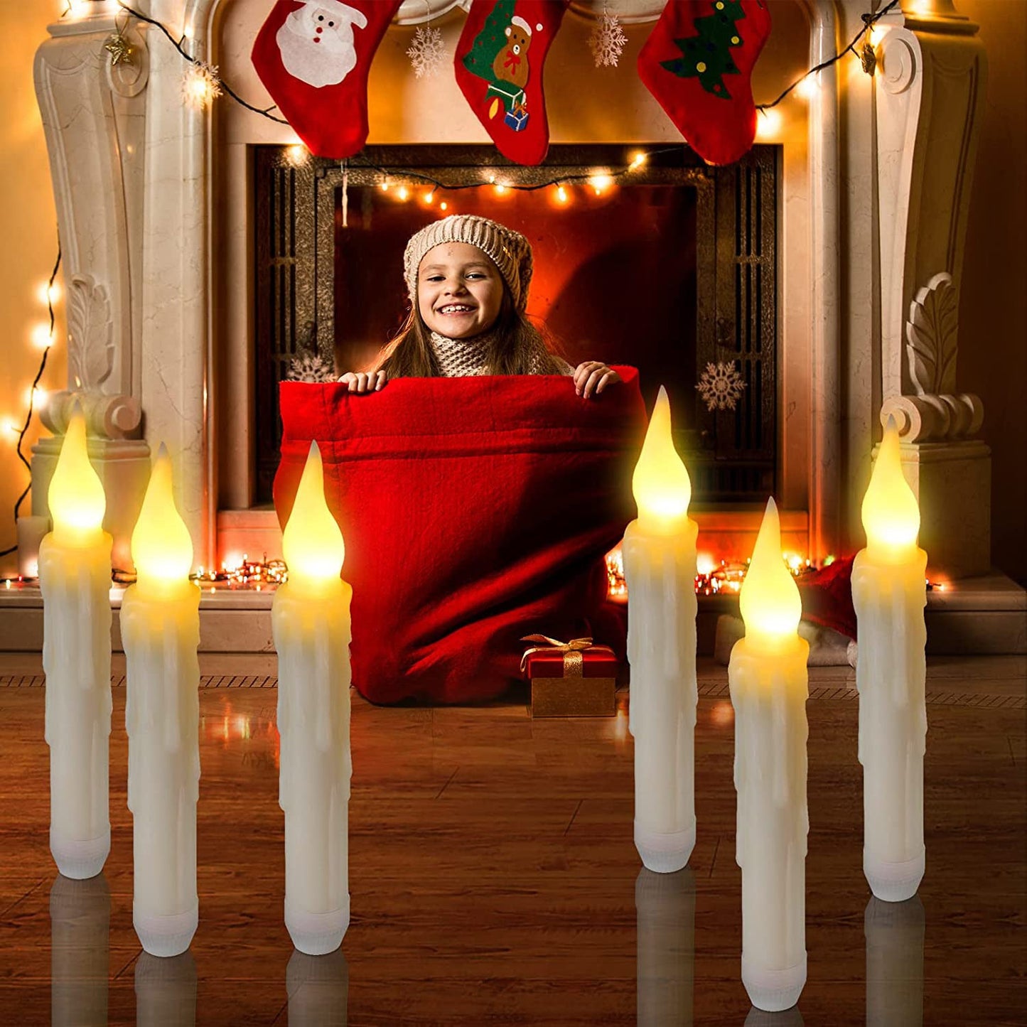 Magic Wand LED Electronic Candle Light Halloween Christmas Decoration Bests Sale