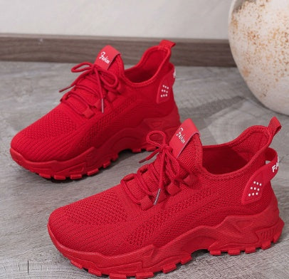 Flyknit Mesh Women's Thin Breathable Sports Casual Shoes - Bests Sale