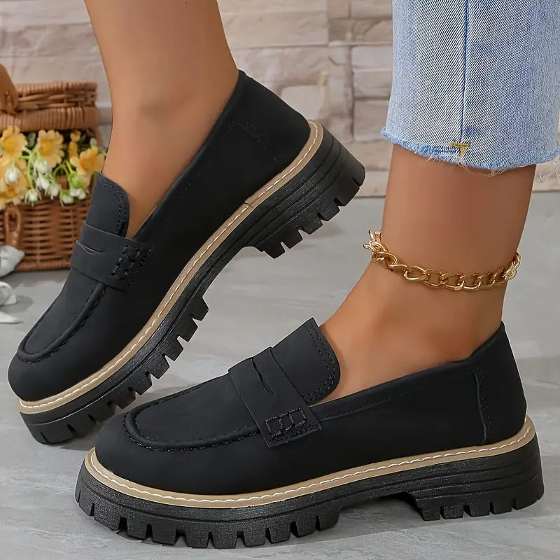 Fashion Casual Matte British Style Women's Shoes - Bests Sale