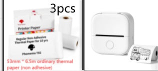 Portable Mini Thermal Label Printer Home Photo Printer Student Wrong Question Printer Bluetooth-compatible Mini Label Printer Price Tag Coffee Jasper