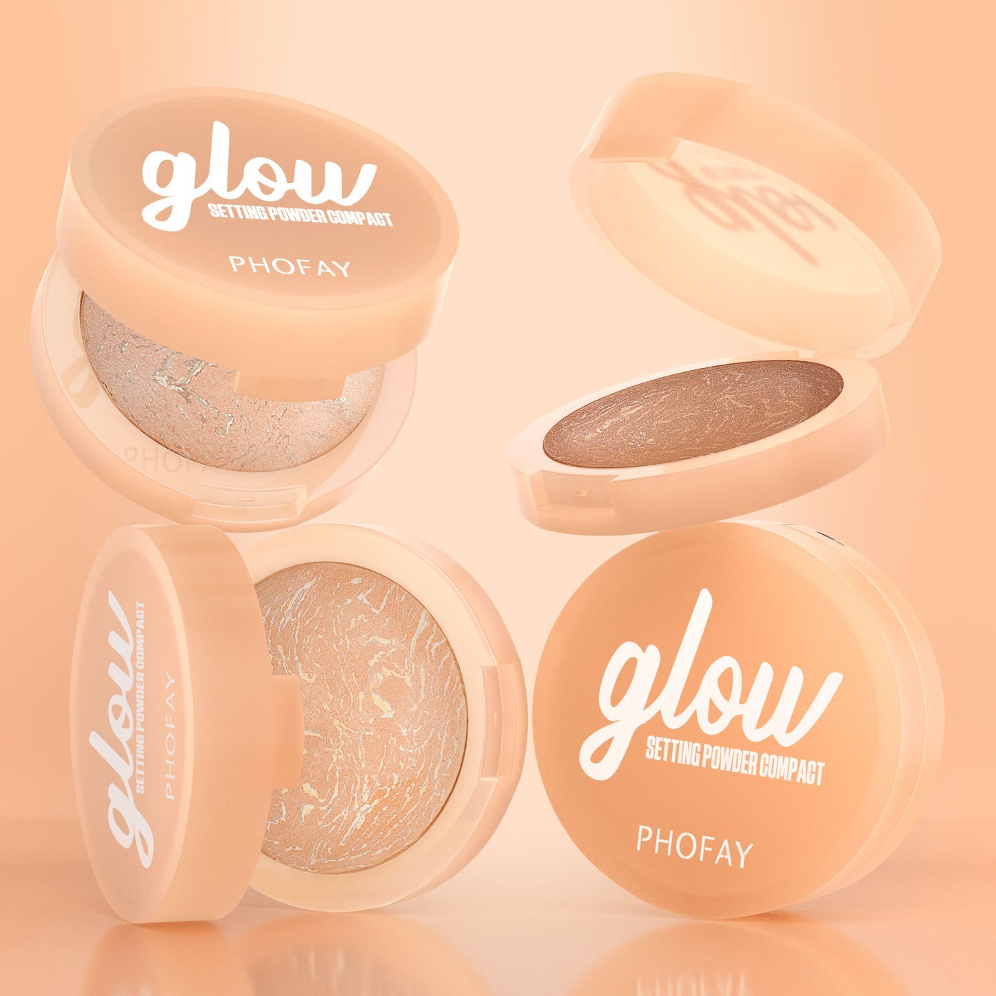 PHFOAY Baking Setting Powder Compact - Bests Sale