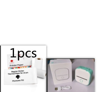 Portable Mini Thermal Label Printer Home Photo Printer Student Wrong Question Printer Bluetooth-compatible Mini Label Printer Price Tag Coffee Jasper