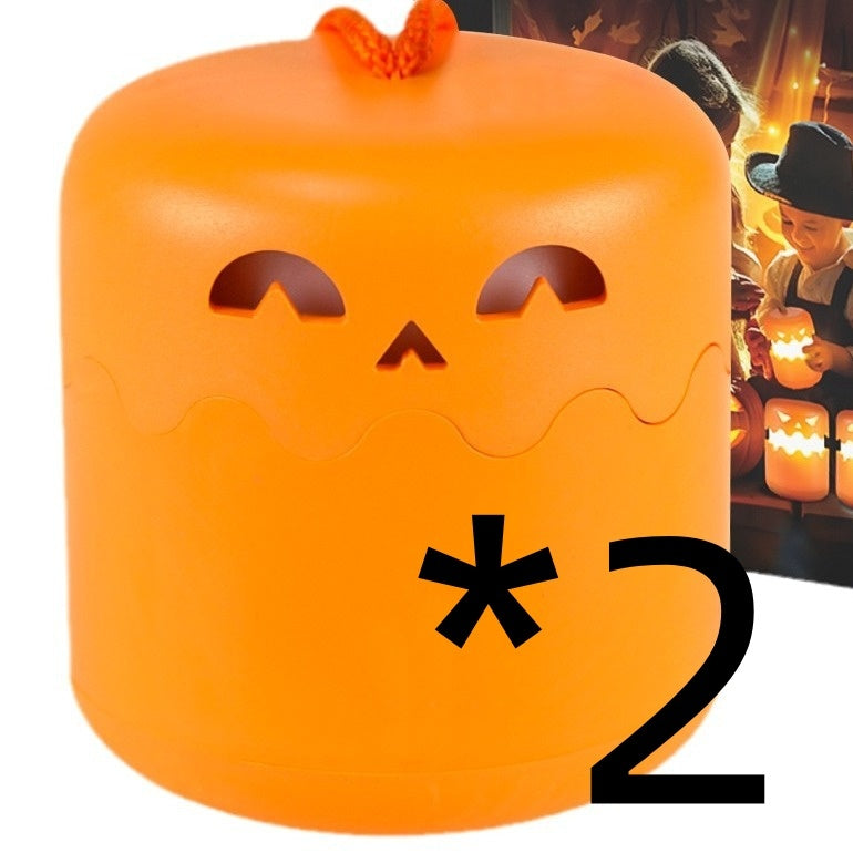 Halloween Pumpkin Lamp Foldable Portable Small Night Lamp - Bests Sale
