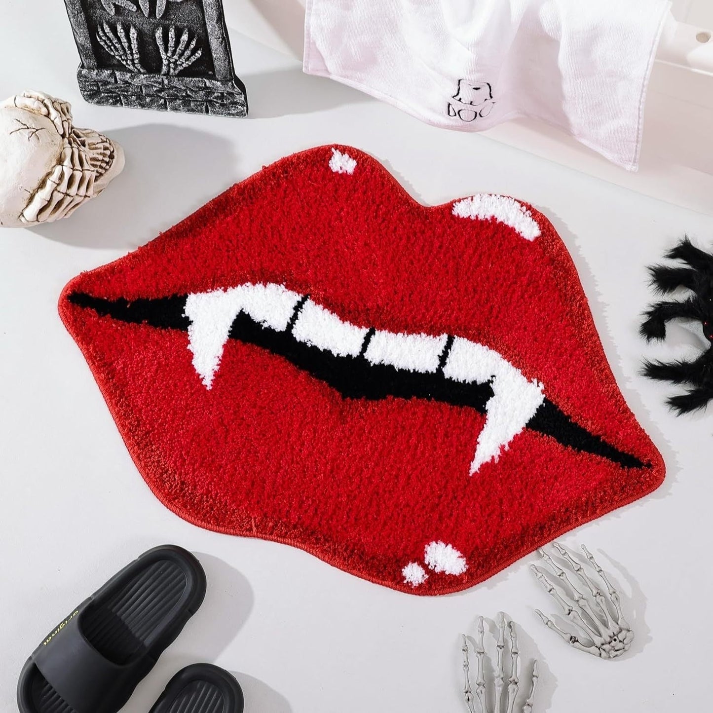 Halloween Cashmere-like Horror Mat Entrance Door Doormat Coffee Jasper