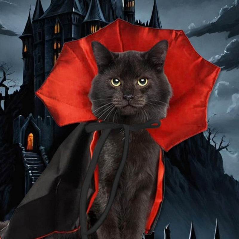 Cute Halloween Pet Costumes Cosplay Vampire Cloak For Small Dog Cat Kitten Puppy Dress Kawaii Pet Clothes Cat Accessoties Gift Bests Sale