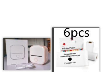Portable Mini Thermal Label Printer Home Photo Printer Student Wrong Question Printer Bluetooth-compatible Mini Label Printer Price Tag Coffee Jasper