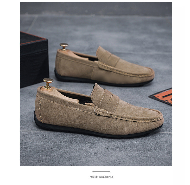 Men's Casual Flat Leather Shoes - Bests Sale