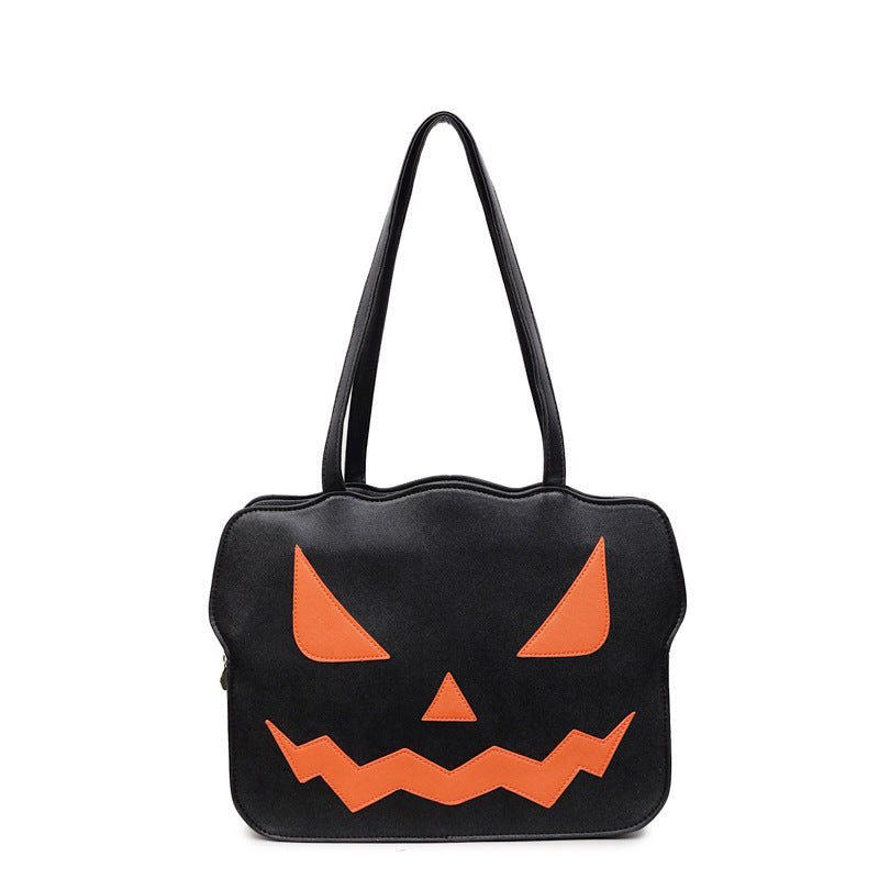 Women's Fashion Halloween Pumpkin Shoulder Messenger Bag - Bests Sale
