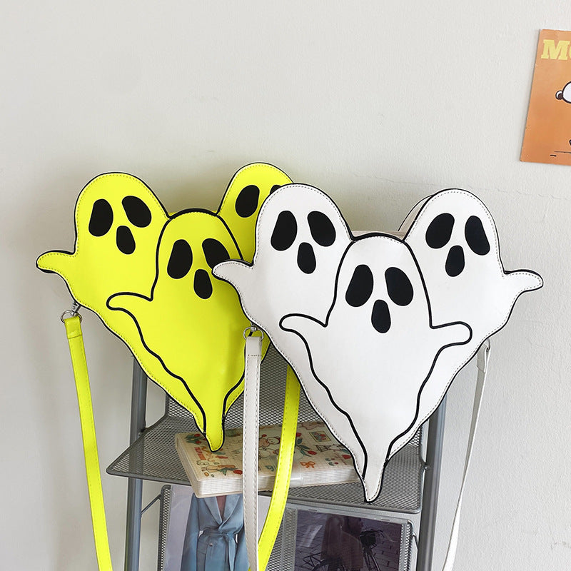 Halloween Bags Funny 3D Cartoon Ghost Cartoon Shoulder Bags Women Cute Cell Phone Purses Crossbody Bag Bests Sale