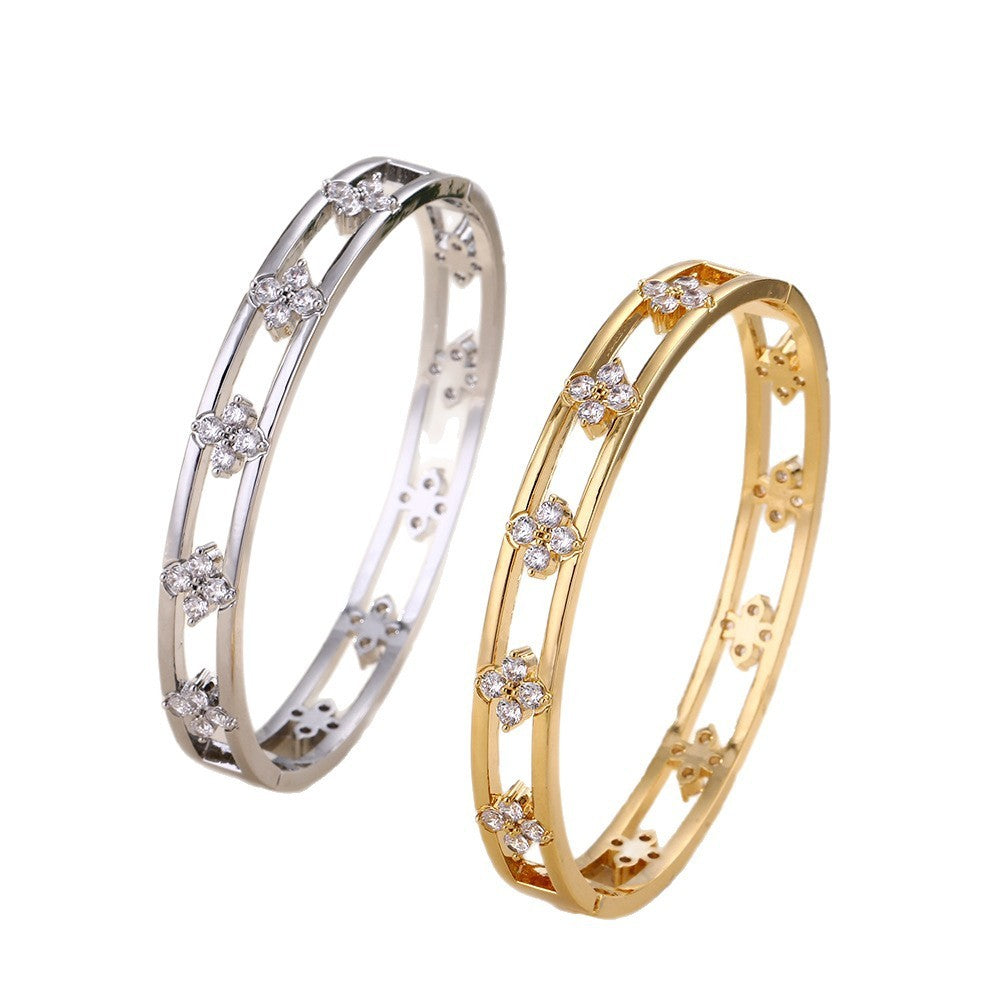 European And American Hollow Women's Simple Bracelet - Bests Sale