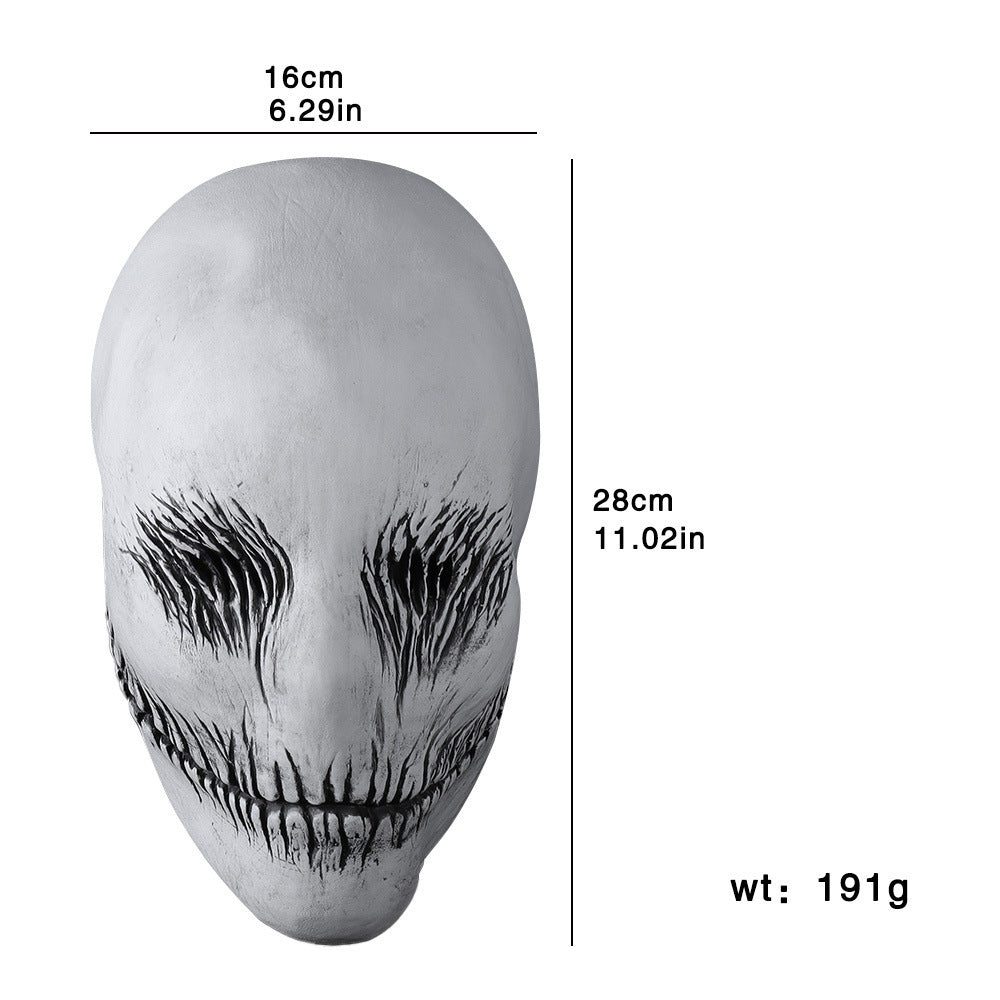 Halloween Ghost Latex Mask Masquerade Party Horror Headgear - Bests Sale
