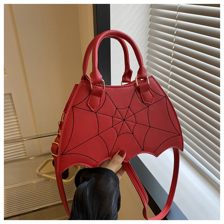 Halloween Spider Web Saddle Bags Fashion Personality Crossbody Shoulder Bag With Handle Women's Handbags Bests Sale