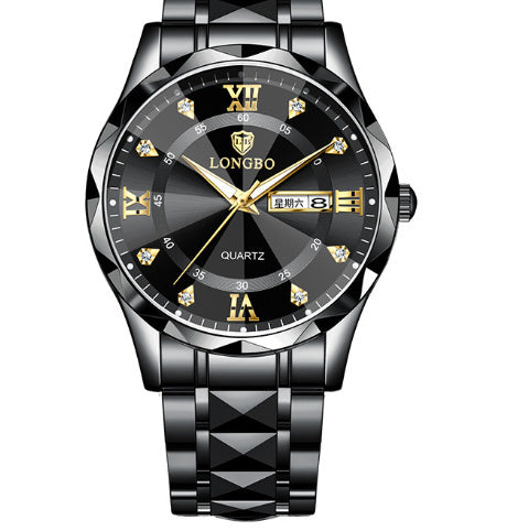 Waterproof Luminous Dual Calendar Watch Bests Sale