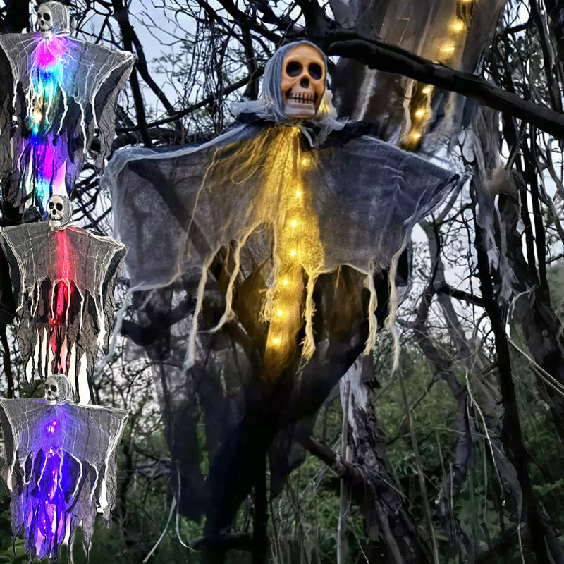 Halloween Decorations Horror Hanging Ghost Skull Skeleton Prop Perfect For Home Outdoor Yard Party Supplies Festival Decorations - Bests Sale