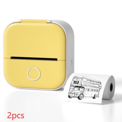 Portable Mini Thermal Label Printer Home Photo Printer Student Wrong Question Printer Bluetooth-compatible Mini Label Printer Price Tag Coffee Jasper