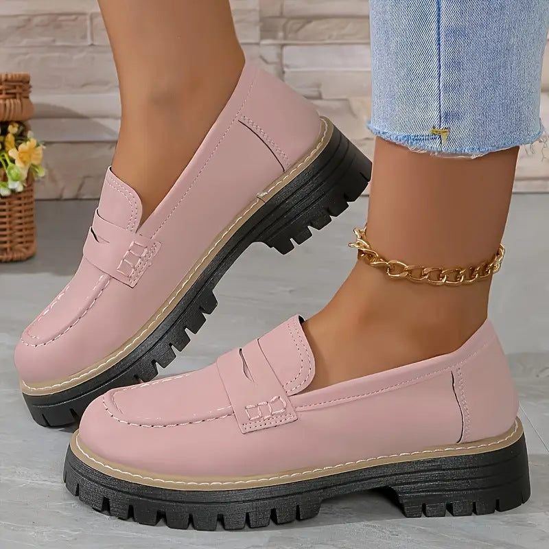 Fashion Casual Matte British Style Women's Shoes - Bests Sale