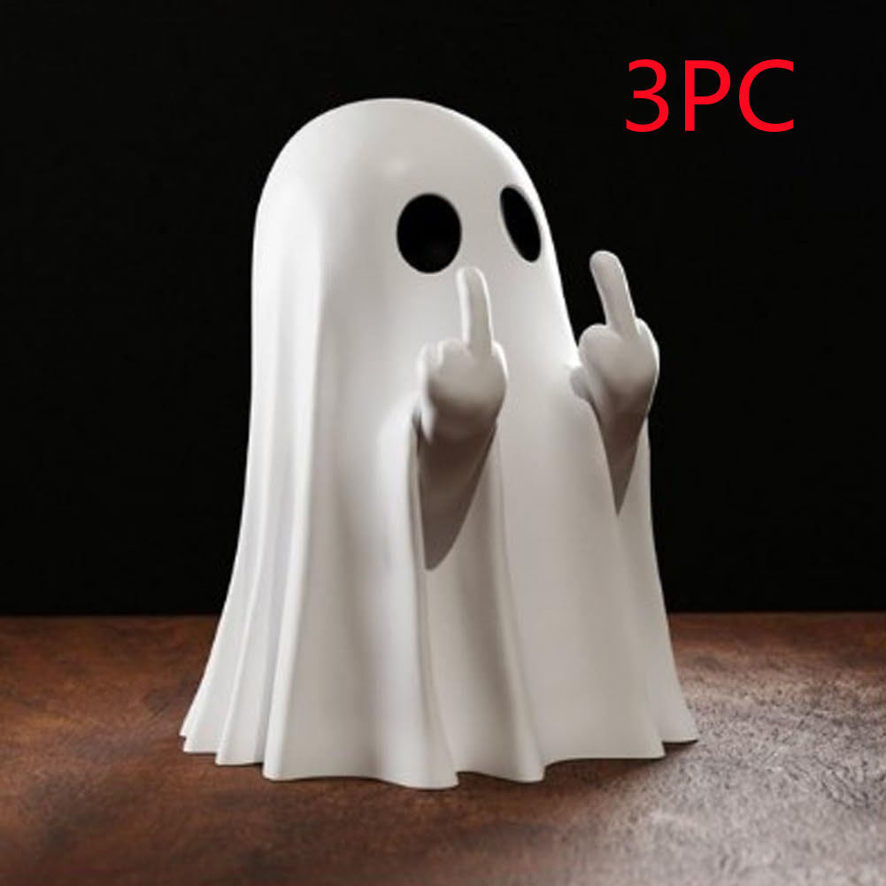 Halloween Middle Finger Love Ghost Ornaments Bests Sale