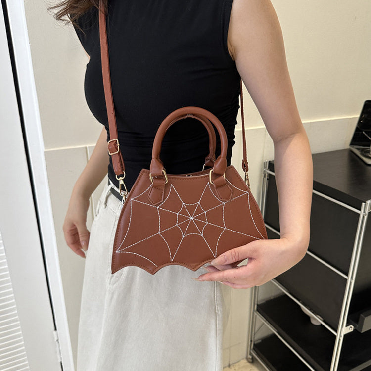 Halloween Spider Web Saddle Bags Fashion Personality Crossbody Shoulder Bag With Handle Women's Handbags Bests Sale
