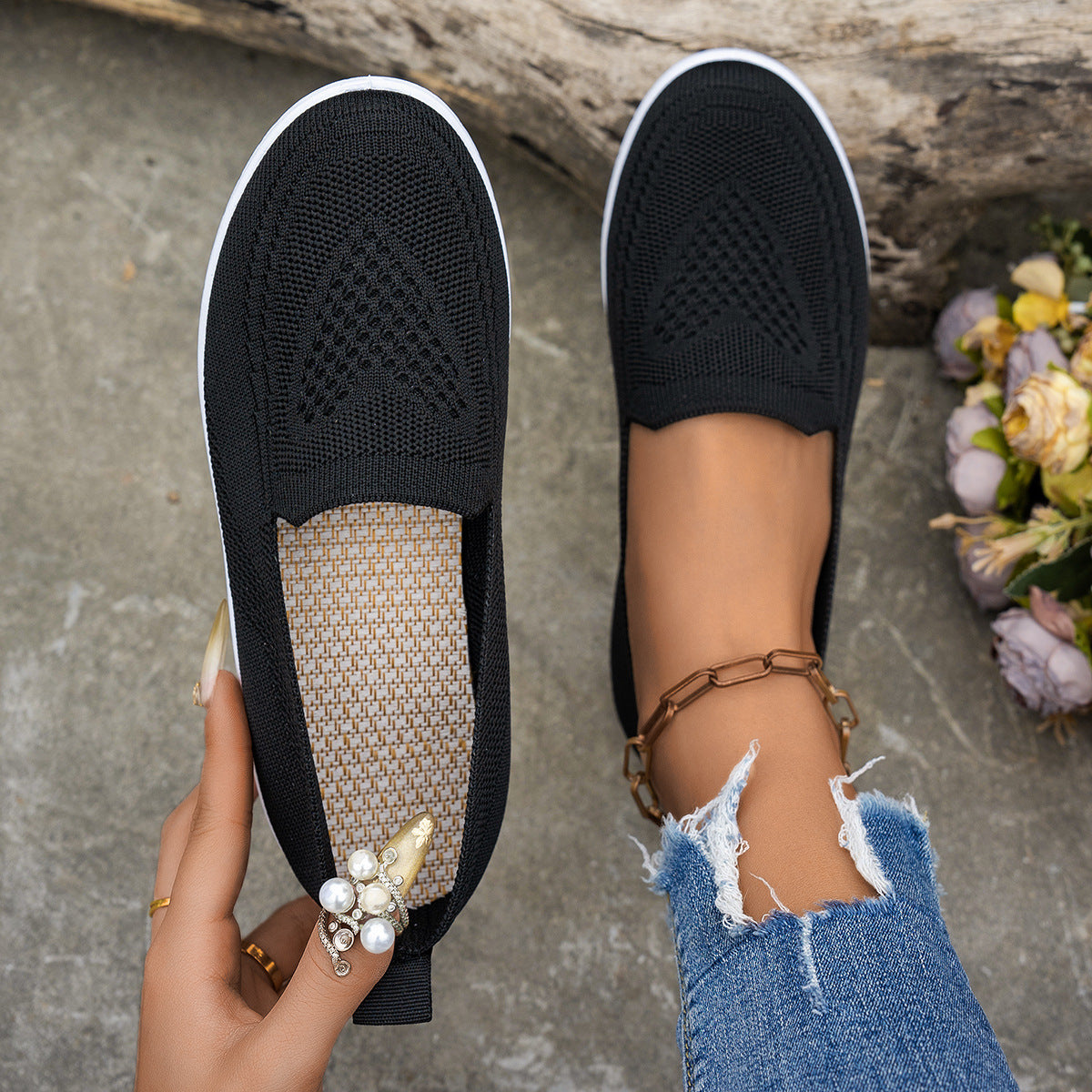 Women's Shoes Summer New Women's Mesh Surface Shoes Casual Fashion - Bests Sale