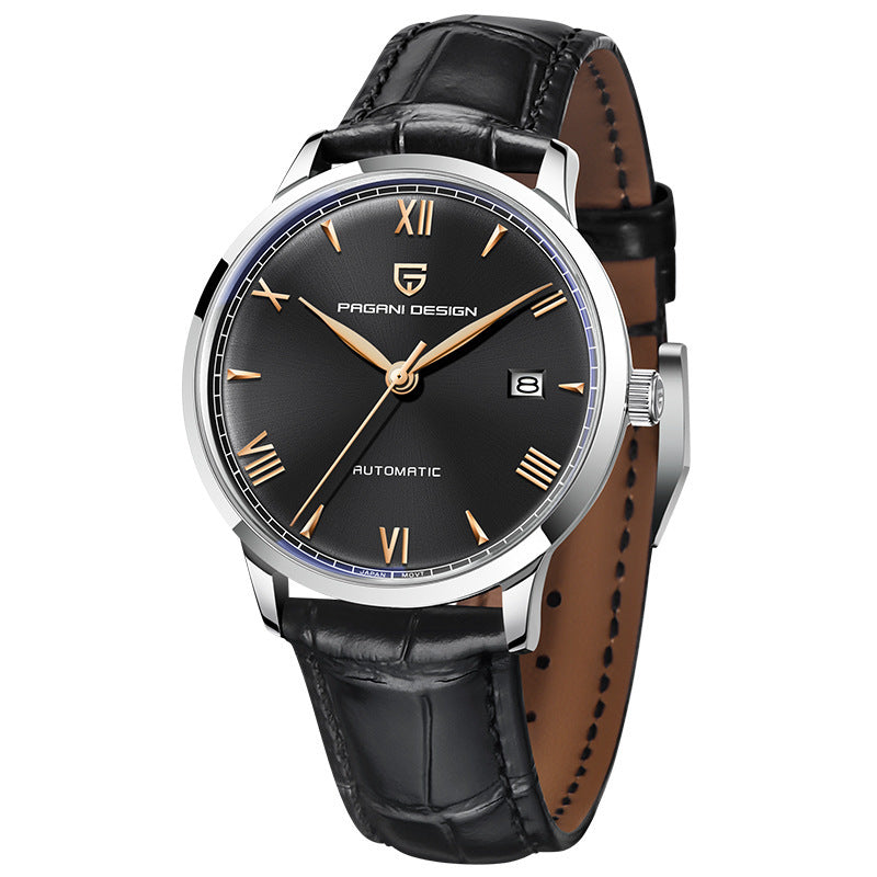 Men's Automatic Mechanical Watch Stainless Steel Waterproof Belt - Bests Sale